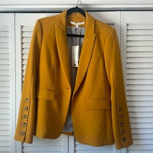 Veronica Beard  steele cutaway button cuff jacket